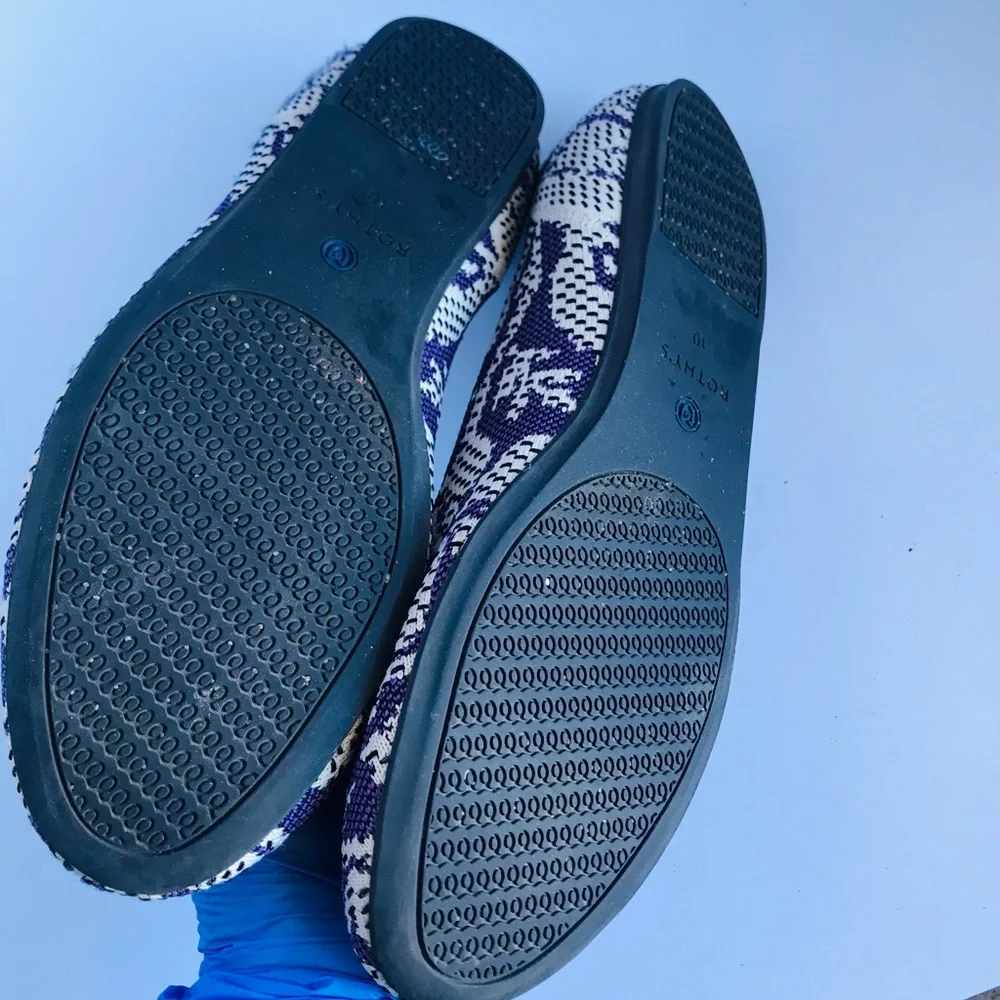 Rothy's The Flat Violet‎ Round Toe Floral Wisteria
